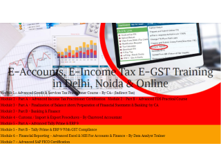 Best Accounting Course in Delhi, "Learn  Direct Tax Code 2025" 110001 [ GST Update 2025] by SLA Accounting Institute,