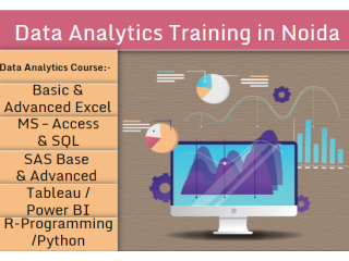 Distance learning Data Analyst Course Noida, Excel, VBA, SQL, Power BI, and Free Data Science Certification, by "SLA Consultants Noida