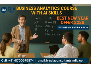 Best Business Analyst Courses & Certification in Delhi, with MNC Job Support, Tech-enable Job with AI Skills in 2026, by SLA Consultants India