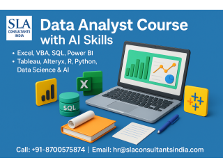 Best Data Analytics Course in Delhi, with Agentic AI Skills in 2026, by SLA Consultants India,